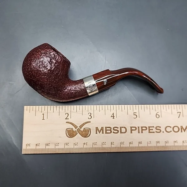 Peterson Irish Harp XL02 Sandblasted Briar Pipe, Fishtail [SOLD] - Image 10