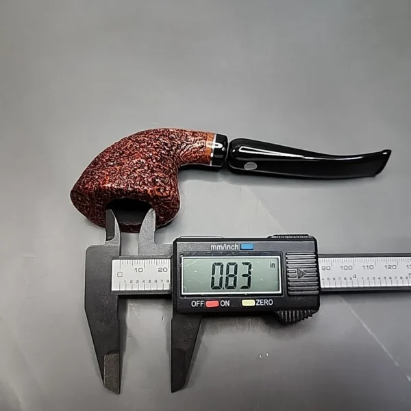 Mastro De Paja Classica Sandblasted Bent Dublin Estate Briar Pipe, Unsmoked - Image 10