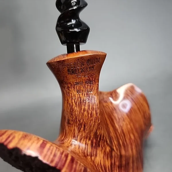 Preben Holm Hallmark H4 Smooth Freehand Estate Briar Pipe, Unsmoked [SOLD] - Image 10