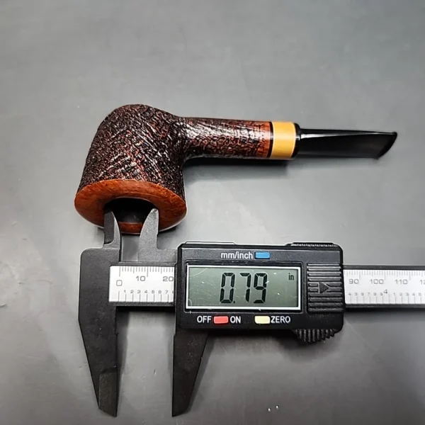 Ascorti Sabbia Di Oro Partially Sandblasted Dublin Estate Briar Pipe Unsmoked - Image 10