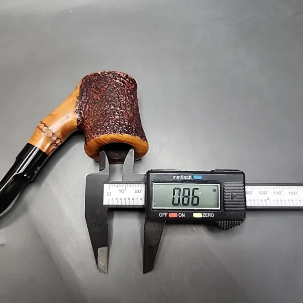 Radice Rind Cherrywood with Faux Bamboo Estate Briar Pipe, Italian Estates - Image 10