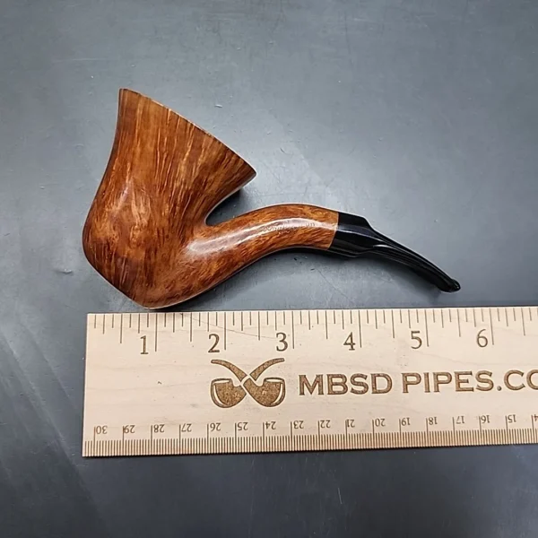 Ed Burak Connoisseur Smooth Bent Dublin Sitter Estate Briar Pipe [SOLD] - Image 10