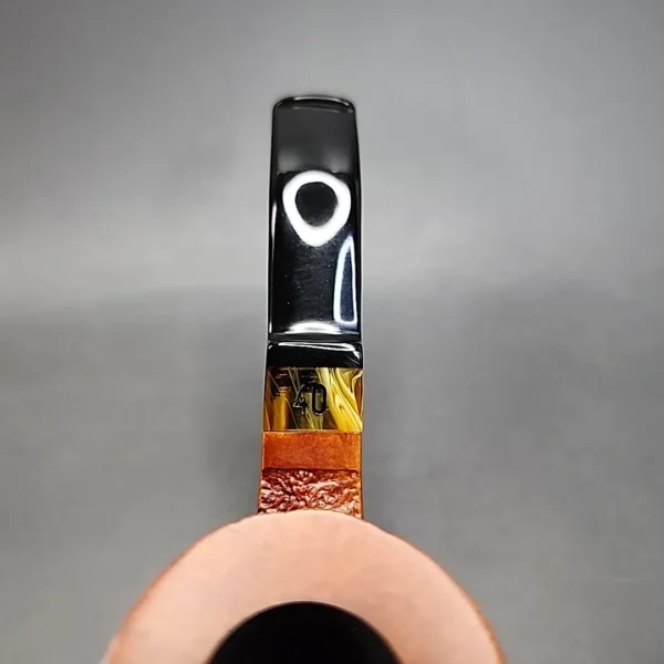 Ascorti 40th Anniversary Partially Sandblasted Dublin Sitter Estate Briar Pipe, Unsmoked - Image 10