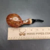 PapaBearPipes Smooth Fugu Handmade Briar Pipe, New - Image 10