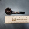 Volkan 7 Smooth Prince w Bamboo, Estate Briar Pipe, Italian Estates - Image 10