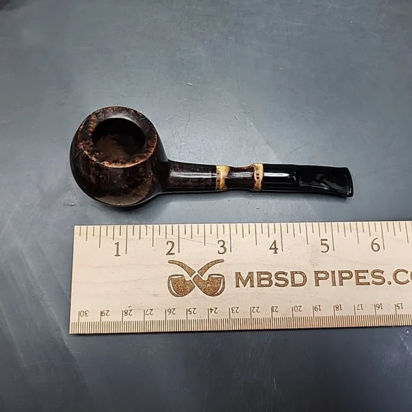 Volkan 7 Smooth Prince w Bamboo, Estate Briar Pipe, Italian Estates - Image 10