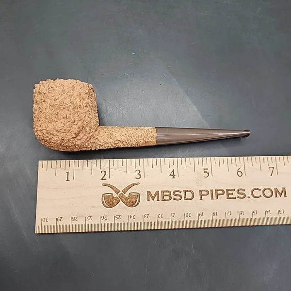 Pipe Tristan Rusticated Natural Pot Handmade Briar Pipe, New [SOLD] - Image 10