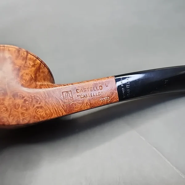 Castello "Castello" KKKK Smooth Bent Bulldog Estate Briar Pipe, Italian Estates [SOLD] - Image 10