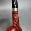 Peder Jeppesen Ida Sandblasted Straight Brandy Estate Briar Pipe, 9mm [SOLD] - Image 8