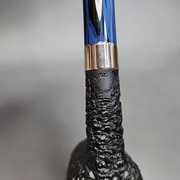 Pipe Tristan Rusticated Straight Billiard Handmade Briar Pipe, New [SOLD] - Image 10