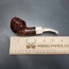 BBB Tortoise 765 Smooth Bent Estate Briar Pipe, Unsmoked - Image 10