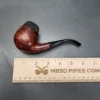WO Larsen Partially Rusticated Bent Egg Estate Briar Pipe - Image 10