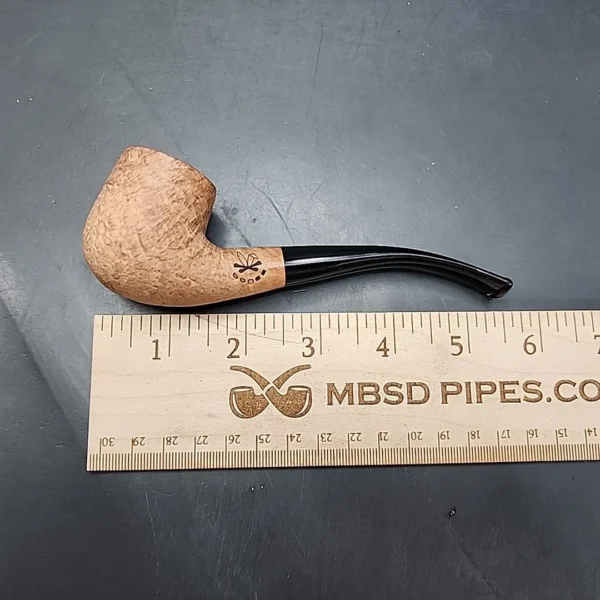 Morgan Bones Bent Billiard Briar Pipe, New - Image 10