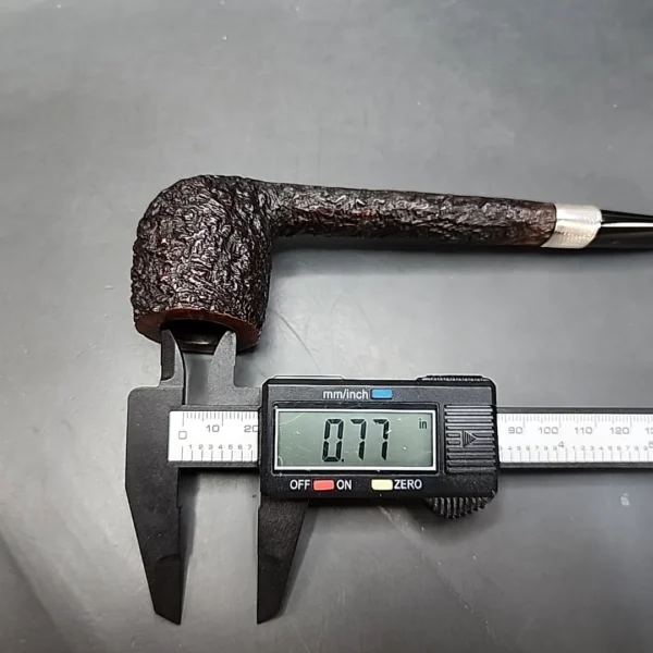 Elwood by Les Wood Rusticated Canadian Estate Briar Pipe, English Estates - Image 10