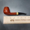 Chacom Hexagone 861 Smooth Bent Apple Estate Briar Pipe, Unsmoked [SOLD] - Image 10