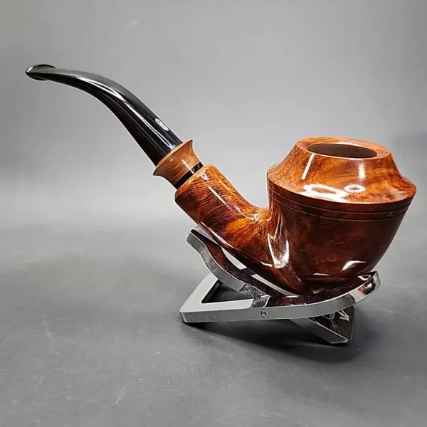 Chacom Safari 1A Smooth Bent Rhodesian Estate Briar Pipe, Unsmoked - Image 10