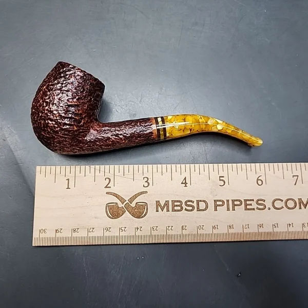 Savinelli Miele 670 KS Bent Billiard Estate Briar Pipe, Unsmoked, 6mm - Image 10