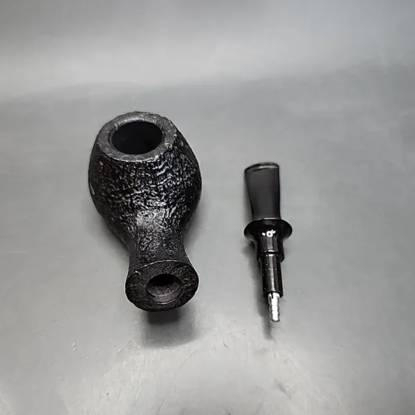 Tsuge Kaga 901 Sandblast Bent Brandy Estate Briar Pipe, Unsmoked - Image 11