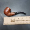 BBB Select 304 Smooth Bent Billiard w/ Brass Estate Briar Pipe, Unsmoked - Image 11