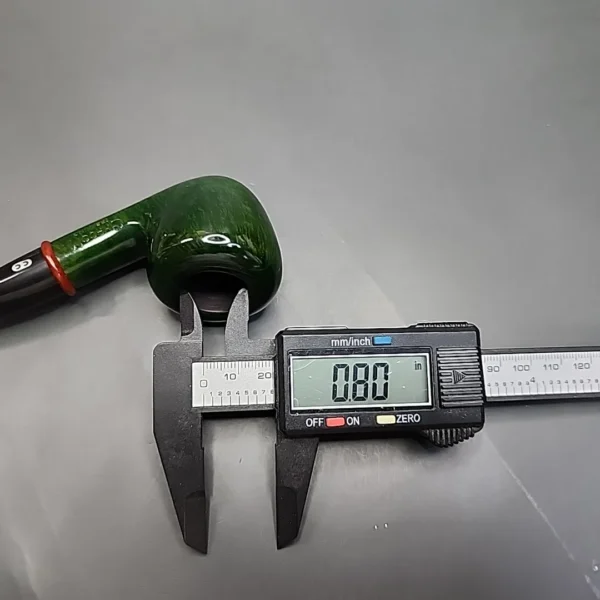 Chacom Green Trekking 264 Smooth Bent Acorn Estate Briar Pipe, Unsmoked - Image 11