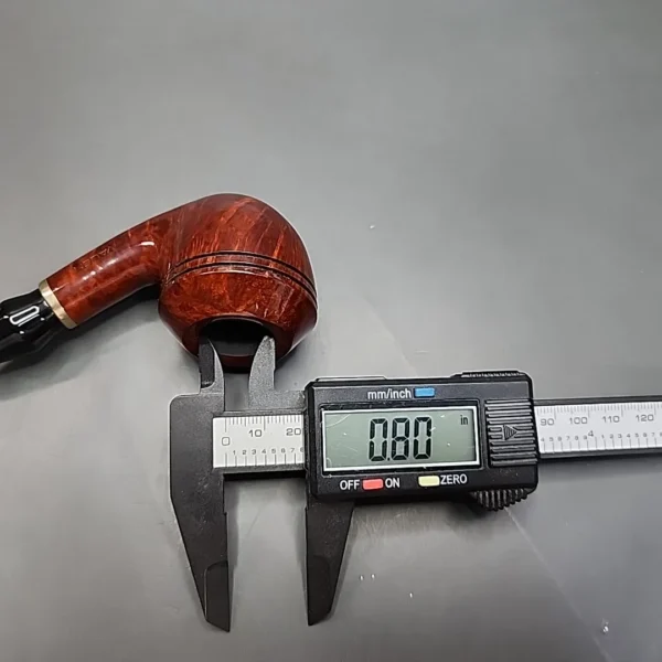 Vauen 6802 Smooth Bent Rhodesian Estate Briar Pipe, Unsmoked, 9mm - Image 11