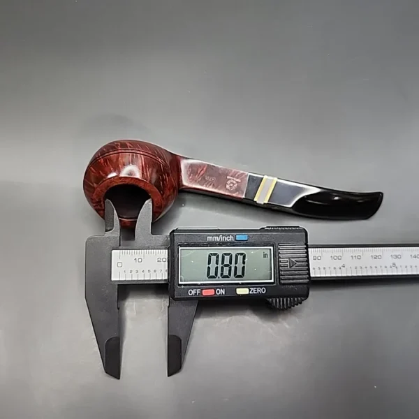 BBB Fiesta 420, Smooth Bent Bulldog Estate Briar Pipe, Unsmoked - Image 11