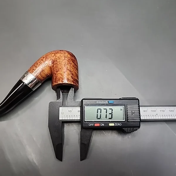 Peterson Aran 338 Smooth Bent Billiard Estate Briar Pipe, P-lip, Irish Estates [SOLD] - Image 11