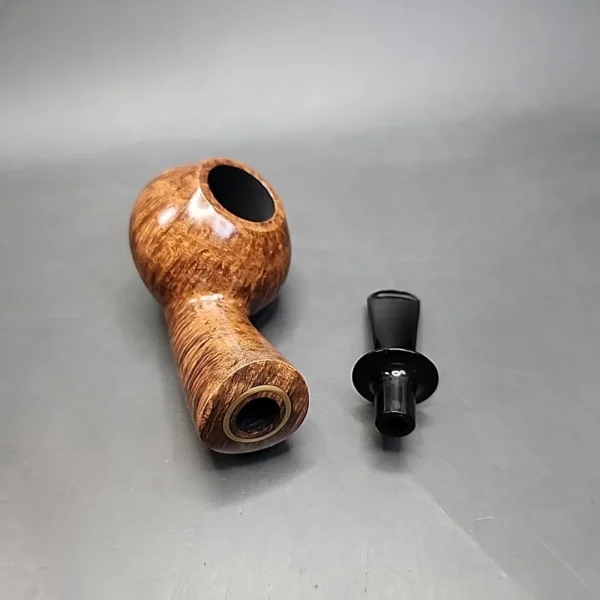 Nathan Armentrout Smooth Bent Apple Handmade Briar Pipe, New - Image 11