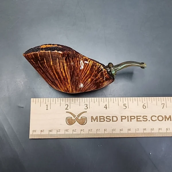 Peder Jeppesen Ida 5 Smooth Freehand Estate Briar Pipe, Unsmoked - Image 11