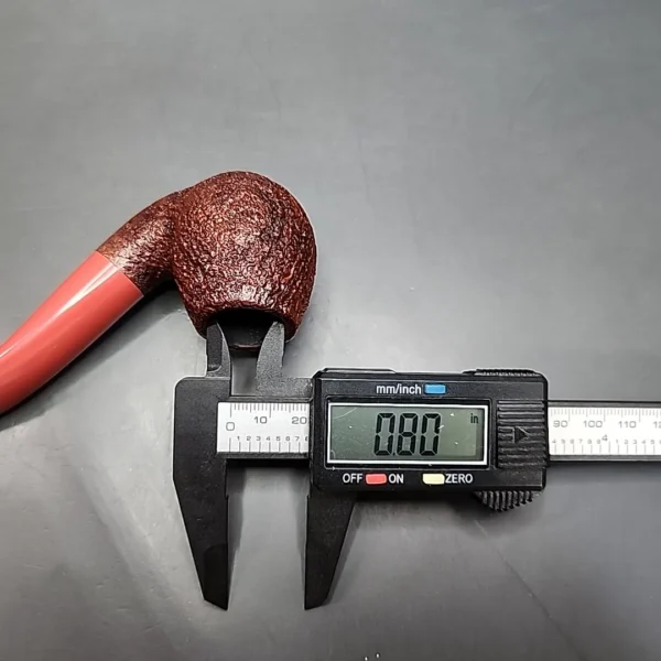 Nathan Armentrout Sandblasted Bent Egg Handmade Briar Pipe, New - Image 11