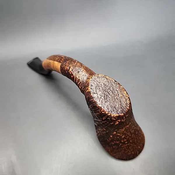 Luigi Viprati Extra Sandblasted Estate Briar Pipe, Unsmoked - Image 11