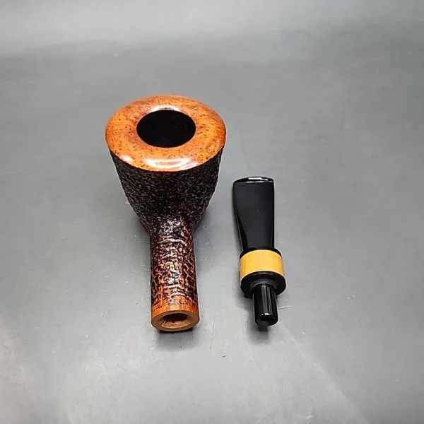 Ascorti Sabbia Di Oro Partially Sandblasted Dublin Estate Briar Pipe Unsmoked - Image 11