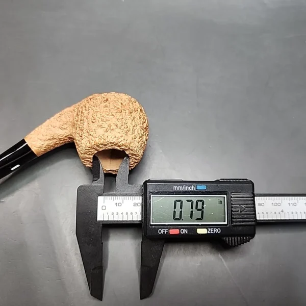 Castello Natural Virgin KK Bent Apple Estate Briar Pipe, Unsmoked [SOLD] - Image 11