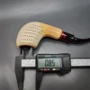 SMS lattice Bent Panel Estate Block Meerschaum Pipe - Image 11