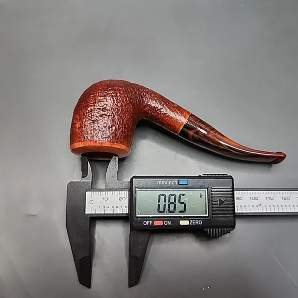 Clairmont by Tom Spanu, Sandblasted Dublin Estate Briar Pipe, Unsmoked [SOLD] - Image 11