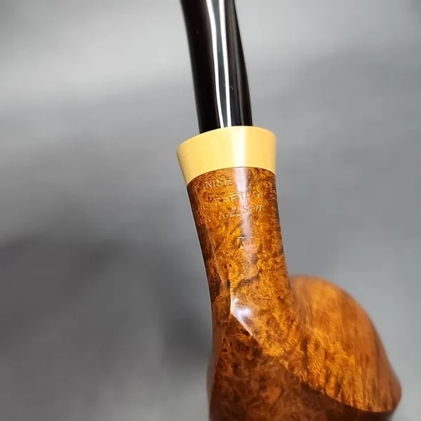 Tonni Nielsen Grade 7 Sparrow, Smooth Bent Estate Briar Pipe, Unsmoked [SOLD] - Image 11