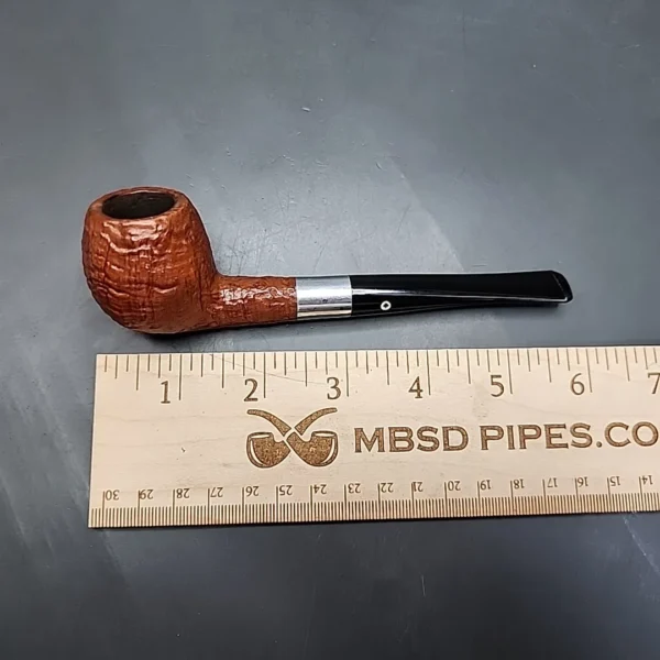 Kaywoodie Silhouette 42 Sandblasted Straight Apple Estate Briar Pipe, American Estates - Image 11