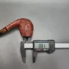 Dave Neeb Sandblasted Bent Egg Handmade Briar Pipe, New - Image 11