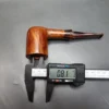 Dave Neeb Smooth Billiard Handmade Briar Pipe, New [SOLD] - Image 11