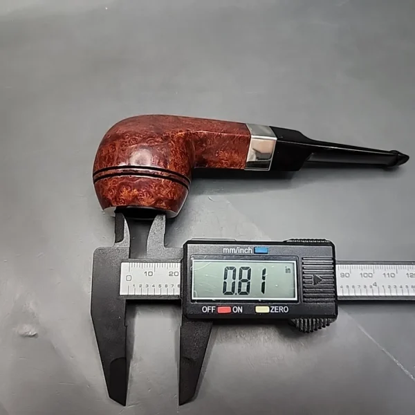 Peterson Aran 150 Smooth Straight Bulldog Estate Briar Pipe, Irish Estates [SOLD] - Image 11