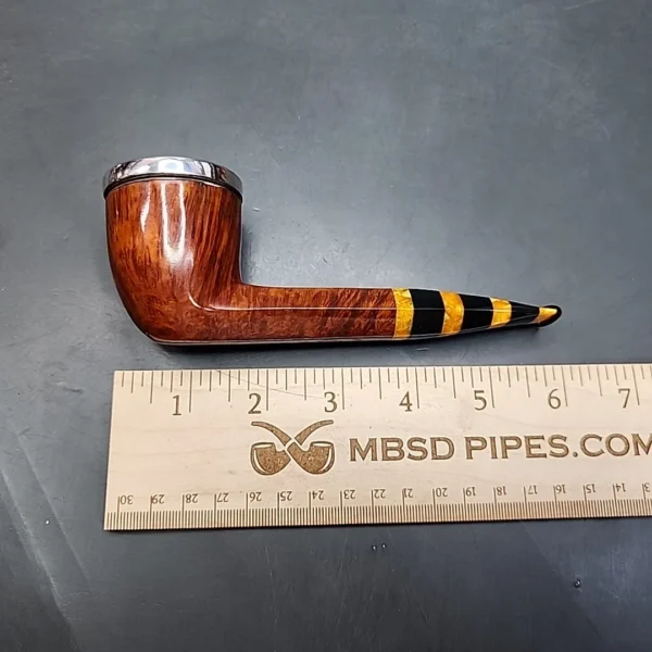 Nording Hand Made 19 Silver Cap Facet Canadian Estate Briar Pipe, Danish Estates [SOLD OUT] - Image 11
