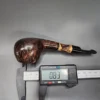 Volkan 7 Smooth Prince w Bamboo, Estate Briar Pipe, Italian Estates - Image 11