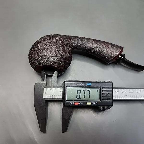Adam Davidson Sandblasted Fugu, Estate Briar Pipe, Unsmoked [SOLD] - Image 11