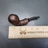 Nathan Armentrout Sandblasted Apple Handmade Briar Pipe, New [SOLD] - Image 11