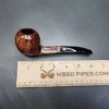 2022 Mark Tinsky Mocha 5 2 Star Bent Apple Estate Briar Pipe, American Estates [SOLD] - Image 11