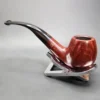 BBB Medina 18470 Smooth Bent Apple Estate Briar Pipe, Unsmoked - Image 10