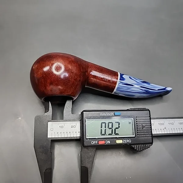 Savinelli Oceano 320 KS Smooth Author Estate Briar Pipe, 6mm, Italian Estates - Image 11
