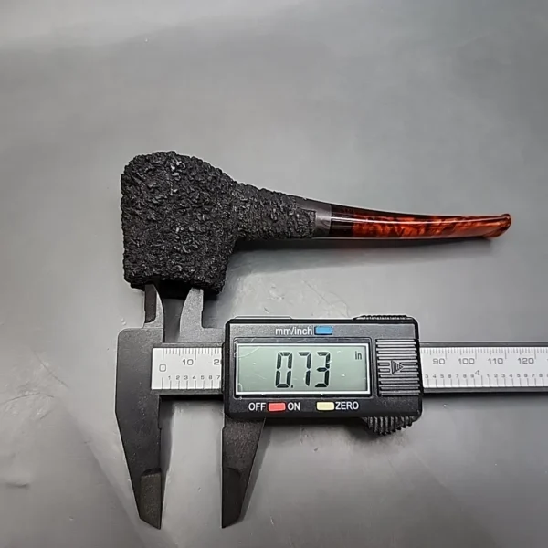 Pipe Tristan Rusticated Shape 55 Style Handmade Briar Pipe, New [SOLD OUT] - Image 11