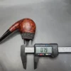 WO Larsen Partially Rusticated Bent Egg Estate Briar Pipe - Image 11
