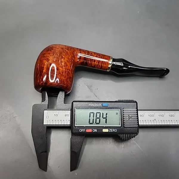 Vauen 6868 Smooth Bent Billiard Estate Briar Pipe, Unsmoked, 9mm - Image 11